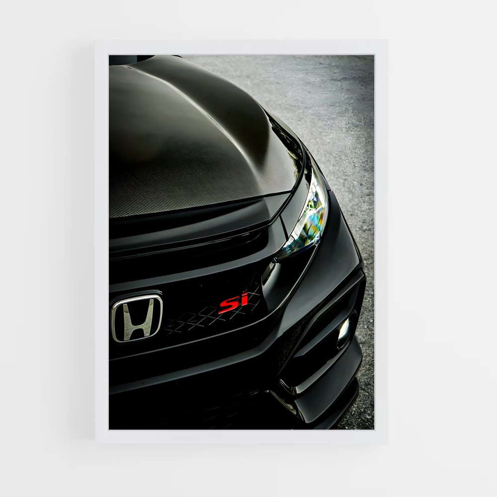 Poster Civic Honda (vue 3)